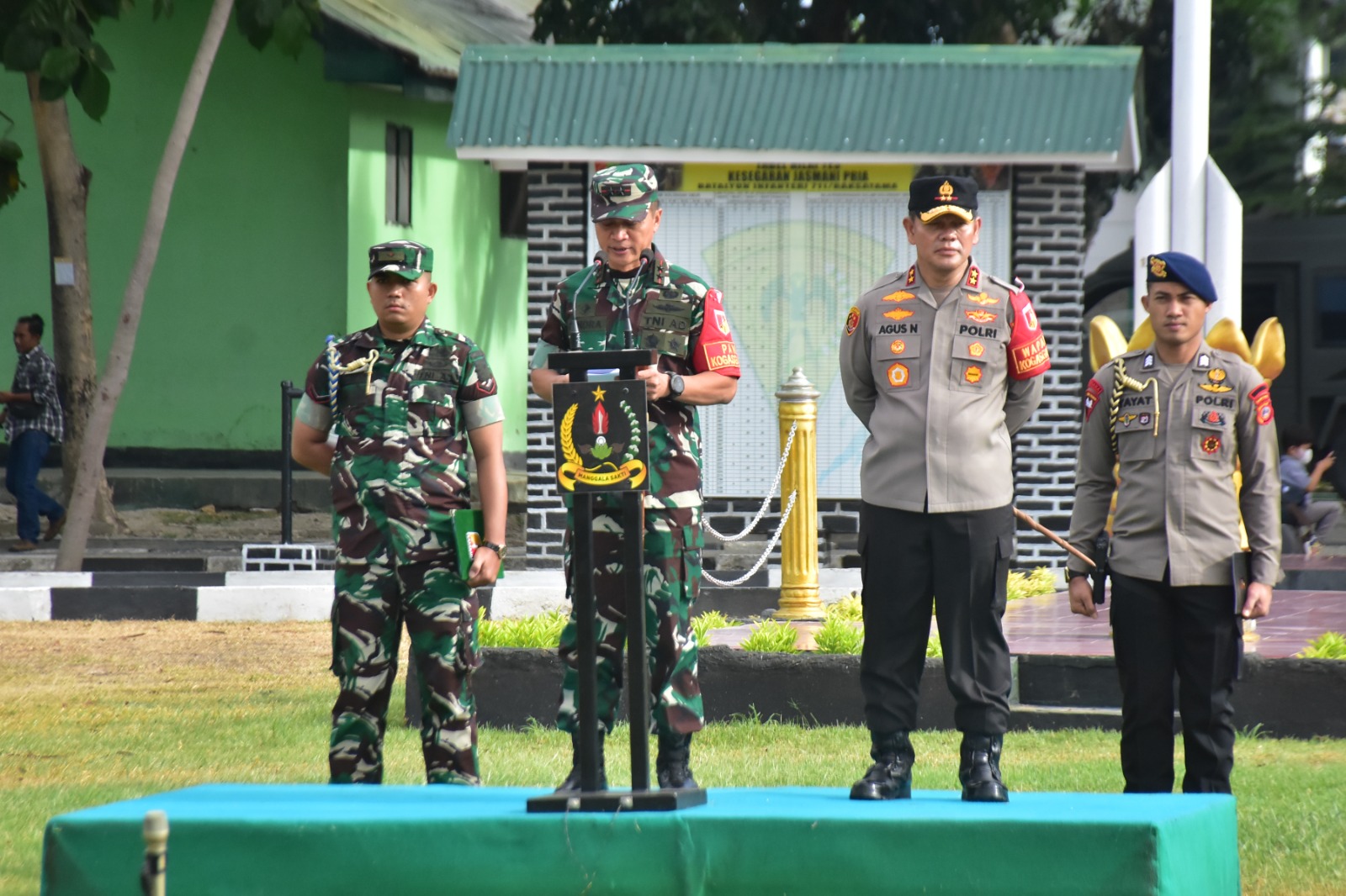 Pangdam XIII/MDK Pimpin Apel Gelar Pasukan Kunker RI 1 Wilayah Sulteng