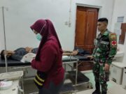 Satgas Yonif 122/Tombak Sakti Bantu Evakuasi Ibu Hamil ke RS