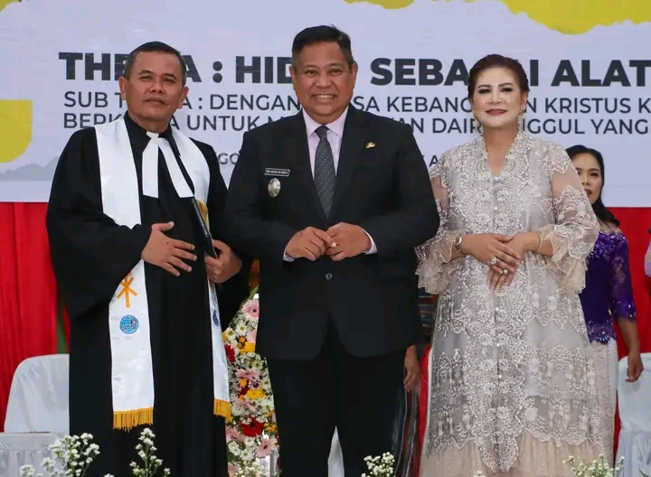 Perayaan Paskah Oikumene Pemkab Dairi, Eddy Berutu : Hiduplah Menjadi Pribadi yang Lebih Baik Setiap Harinya