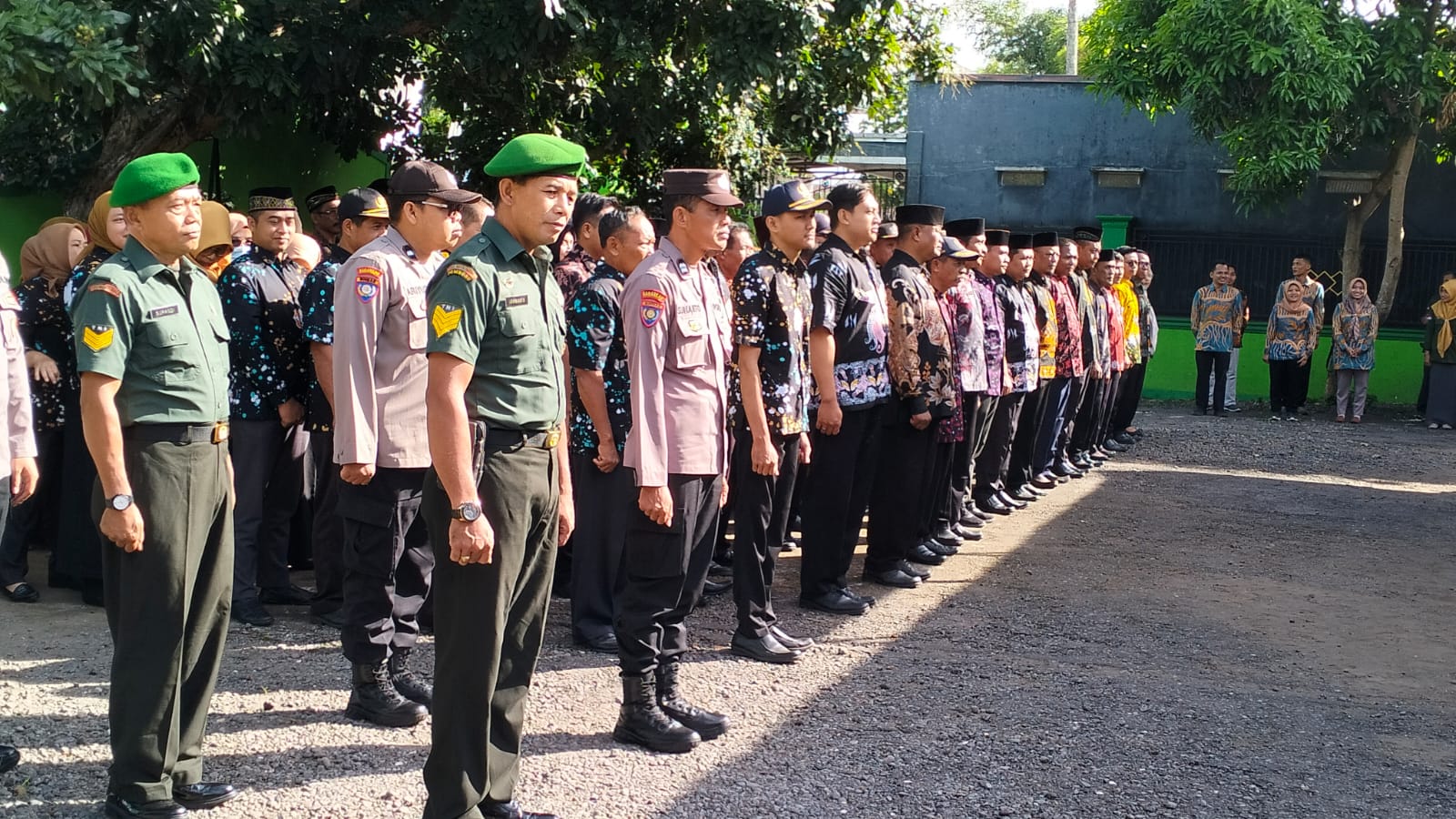 Tingkatkan Sinergitas, Koramil 0808/10 Kademangan Gelar Apel Lintas Sektoral Dan Halalbihalal