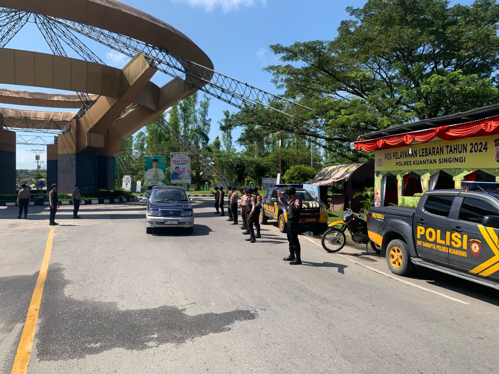 Giat KRYD Sat Samapta Polres Kuantan Singingi untuk Ciptakan Kamtibmas yang Kondusif