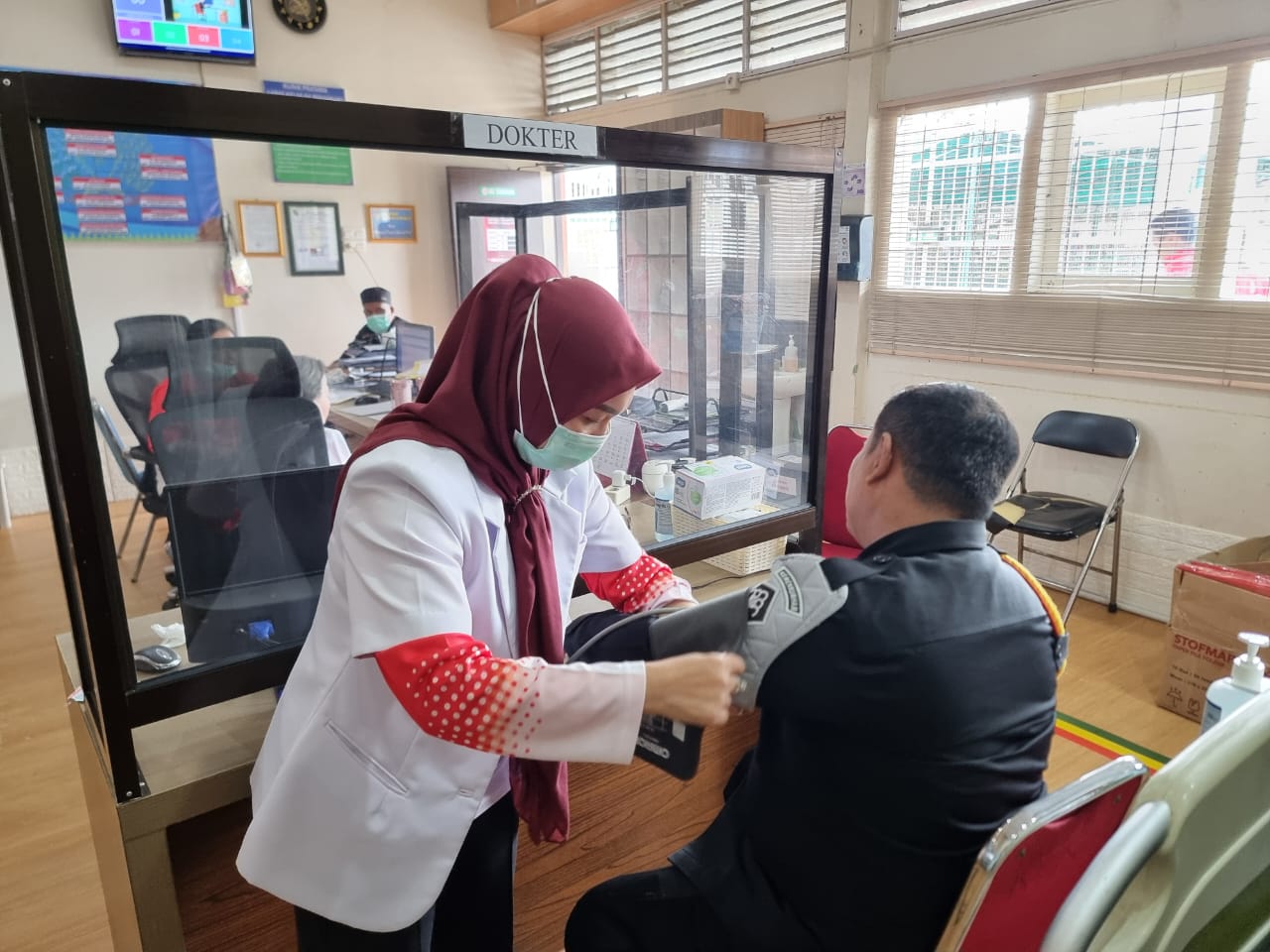 Lapas Pekanbaru Laksanakan Pemeriksaan Kesehatan Bagi Pegawai dan Warga Binaan