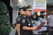 Apel Pagi dan Kenaikan Pangkat Pegawai Lapas Kelas II A Pekanbaru, Kalapas Sampaikan Beberapa Hal