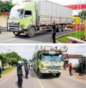 Menggunakan Motor, Kapolda Sumsel Turun Langsung Urai Kemacetan di Banyuasin