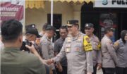 Kapolda Riau Tinjau Dan Cek Polsek Limapuluh Dalam Kesiap Siagaan Menyambut Idul Fitri 1445 H