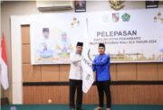 Pj Wali Kota Pekanbaru Lepas 71 Kafilah MTQ, Harus Juara Umum Tahun Ini