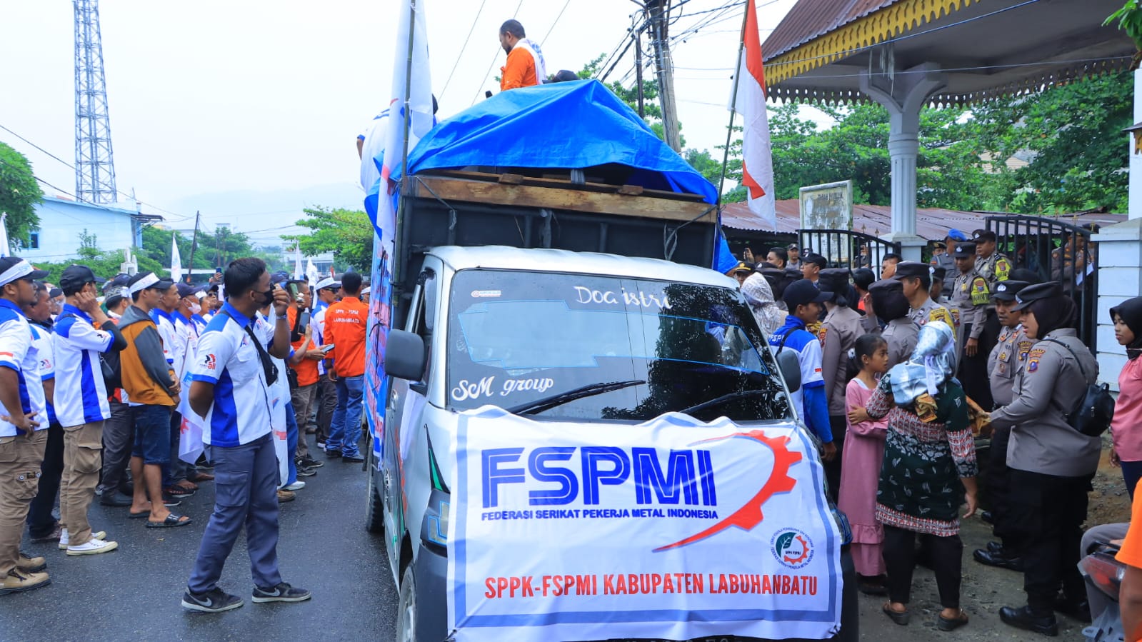 Polres Labuhanbatu Amankan Aksi Solidaritas May Day