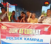 Polsek Kampar Laksanakan Jum’at Curhat Untuk Dengarkan Kegelisahan Masyarakat