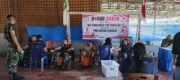 Satgas Pamtas RI-Malaysia Yonarmed 16/TK Laksanakan Donor Darah di Perbatasan