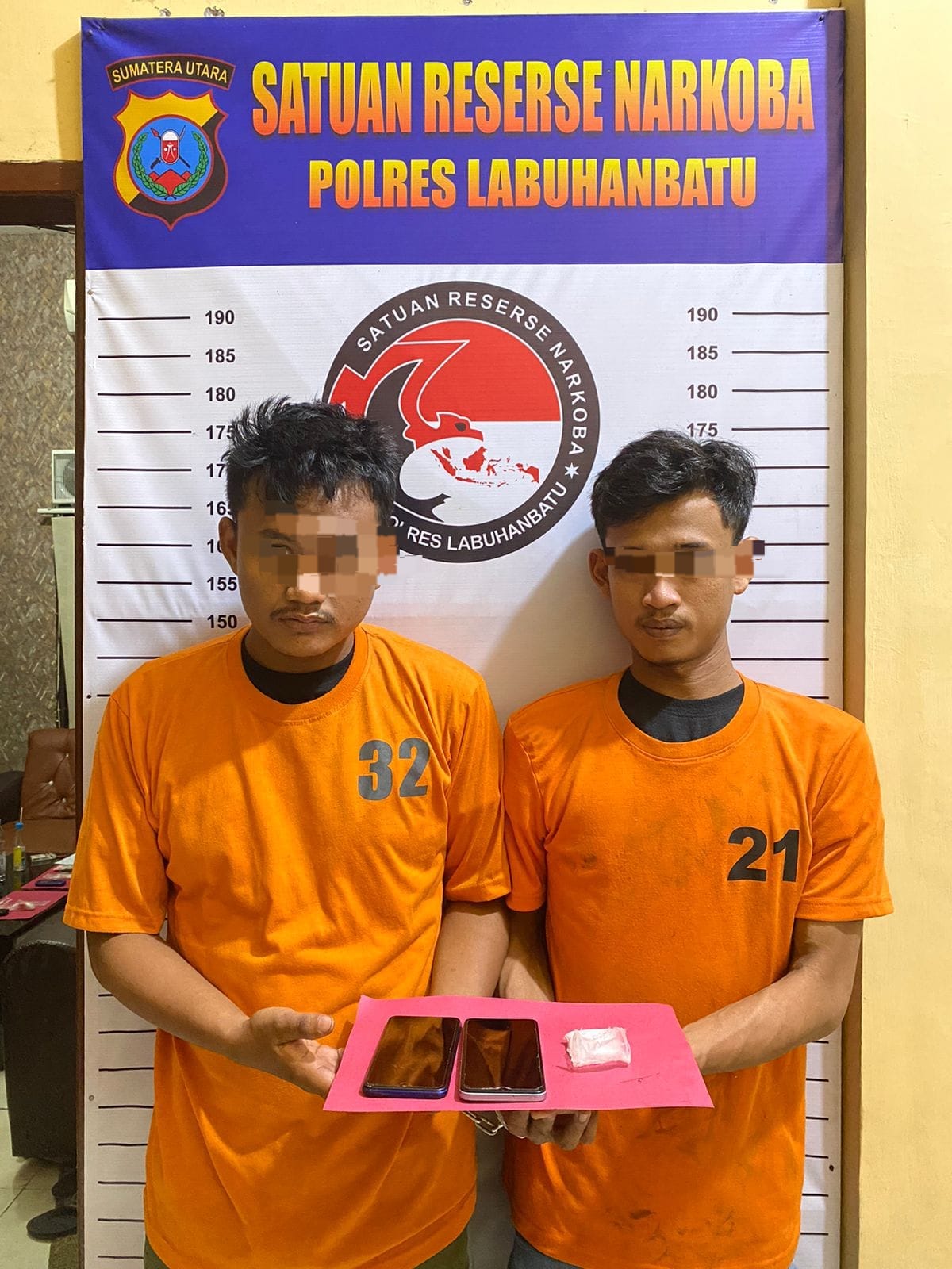 2 Pemuda Ganteng Pengedar Narkotika Ditangkap Polres Labuhanbatu