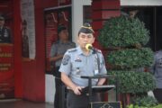 Kasi Binadiik Pimpinan Apel Pagi Senin Lapas Kelas II A Pekanbaru