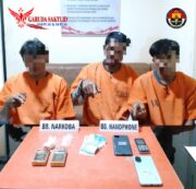 Terlibat Peredaran Sabu, Tiga Orang Pria Diringkus Polisi