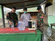 Penuhi Kebutuhan Air Bersih, Satgas Yonif 122/TS Ciptakan Program Air Bersih Siap Minum di Perbatasan Papua