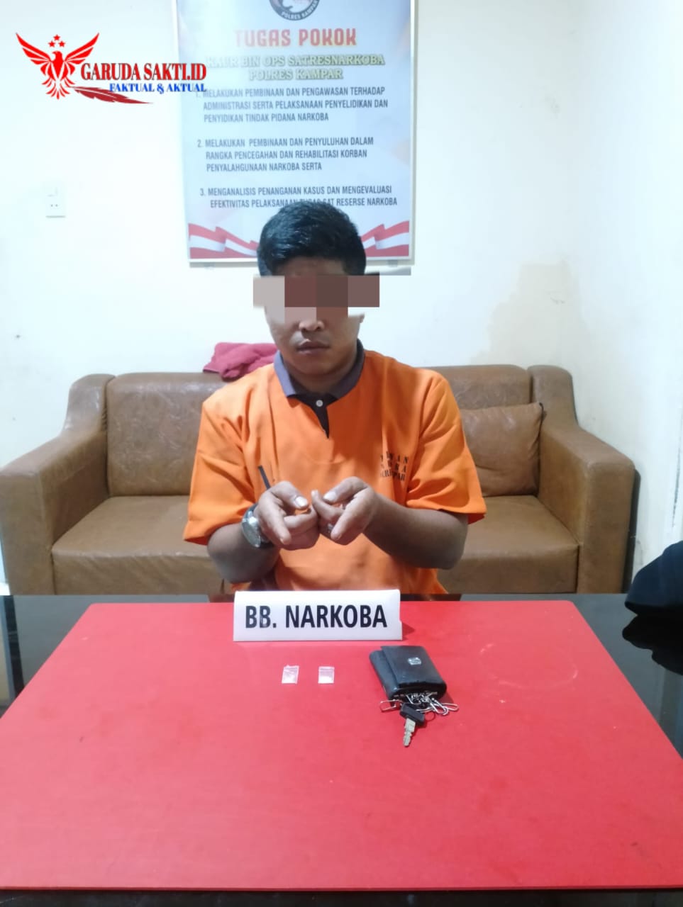 Tim Ojoloyo Tangkap Pelaku Narkoba di Desa Pulau Jambu