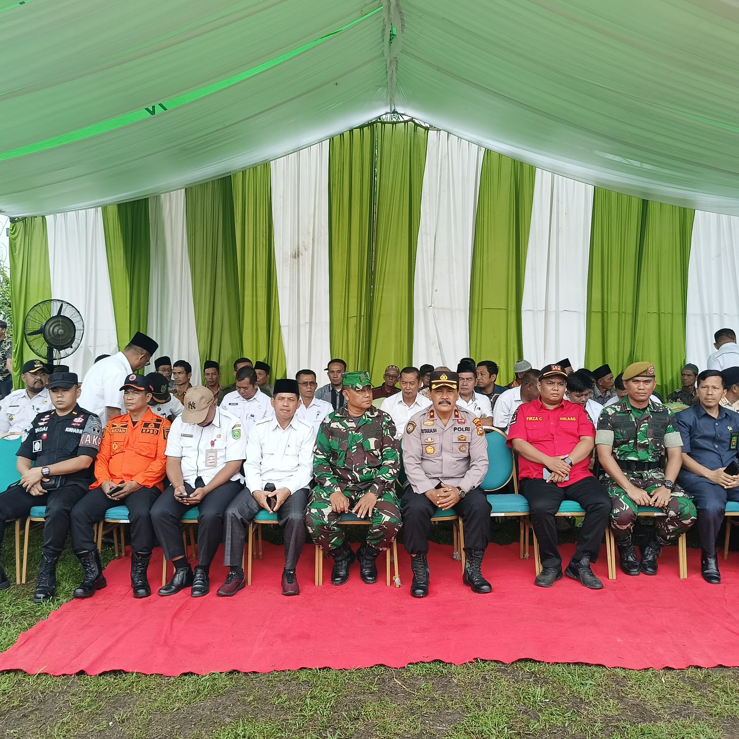 Kapolsek Kuantan Hilir Hadiri Upacara Pembukaan Satgas TMMD ke-120 Kodim 0302/Inhu TA 2024