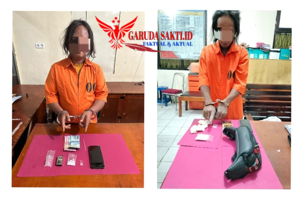 Duo Gondrong Pengedar Sabu Diciduk Polsek Tapung, Barang Bukti 28,76 Gram Sabu Disita