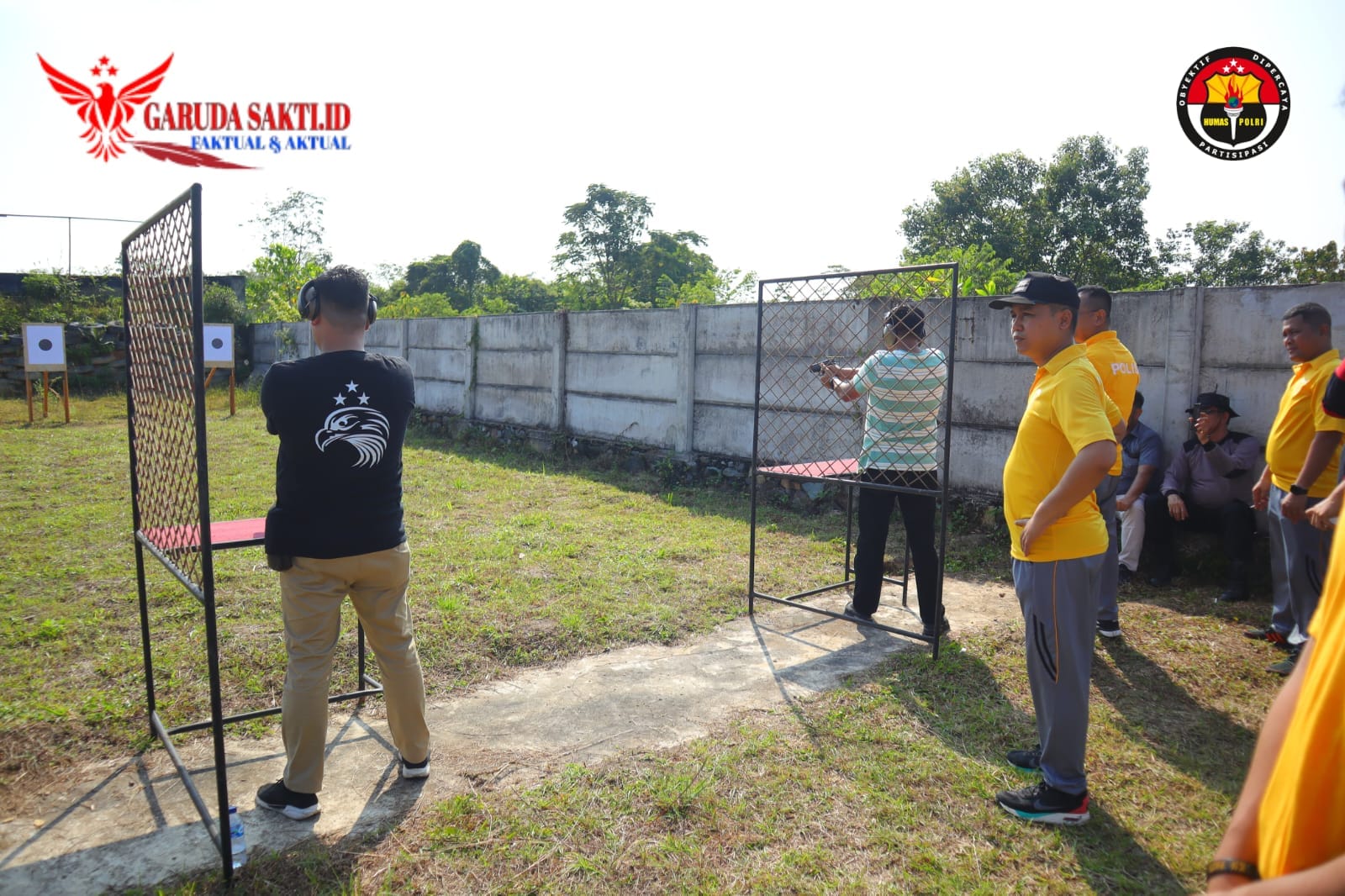 Kapolres Kampar Persiapkan Personil untuk Pengamanan Pilkada dengan Latihan Menembak