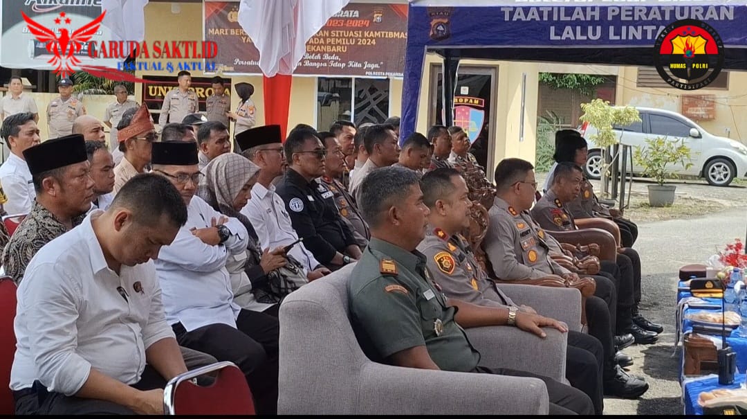 Kapolresta Pekanbaru Meresmikan Nomenklatur Polsek Tampan Menjadi Polsek Binawidya