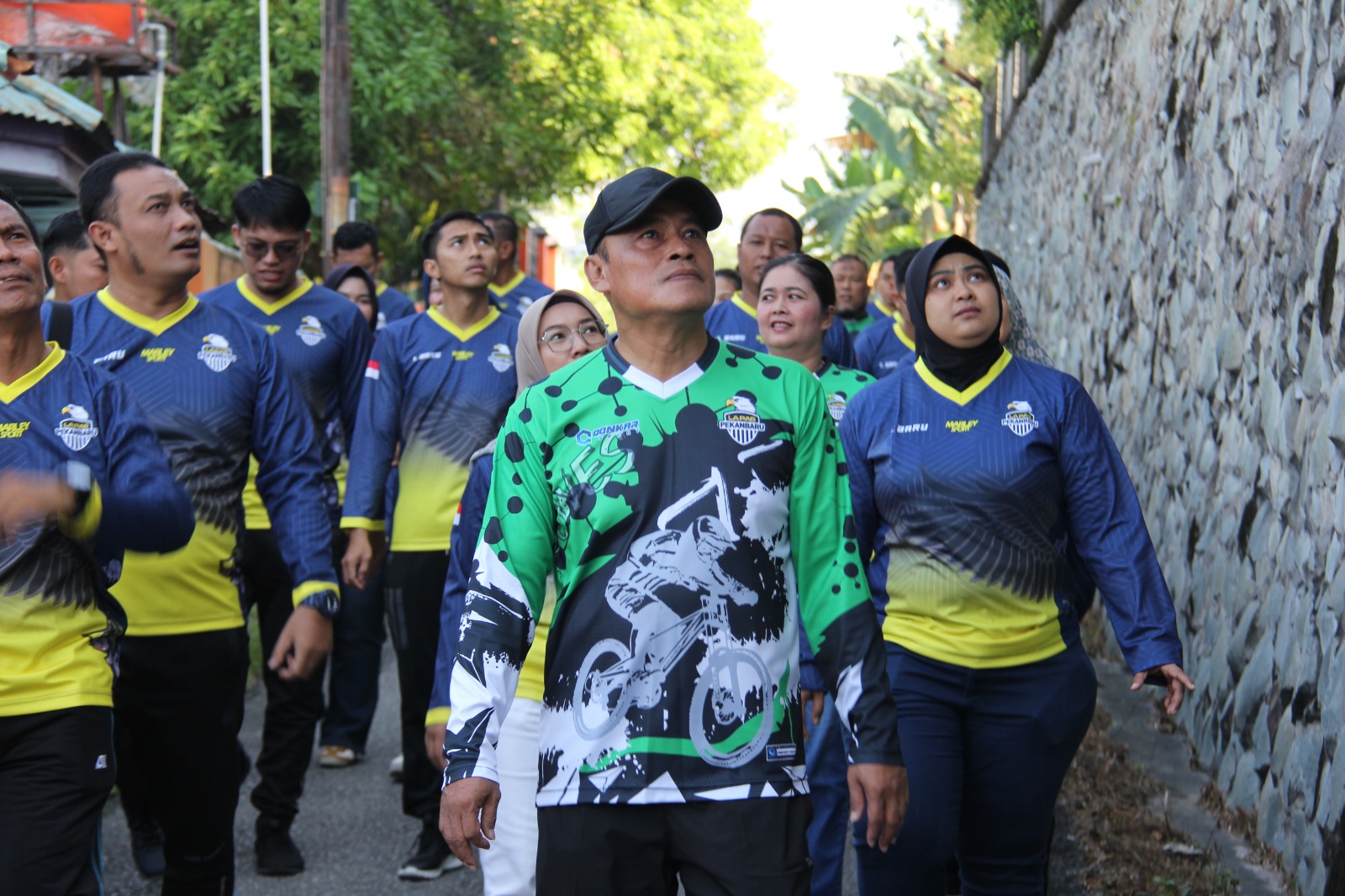 Lapas Pekanbaru Gelar Giat Jalan Santai