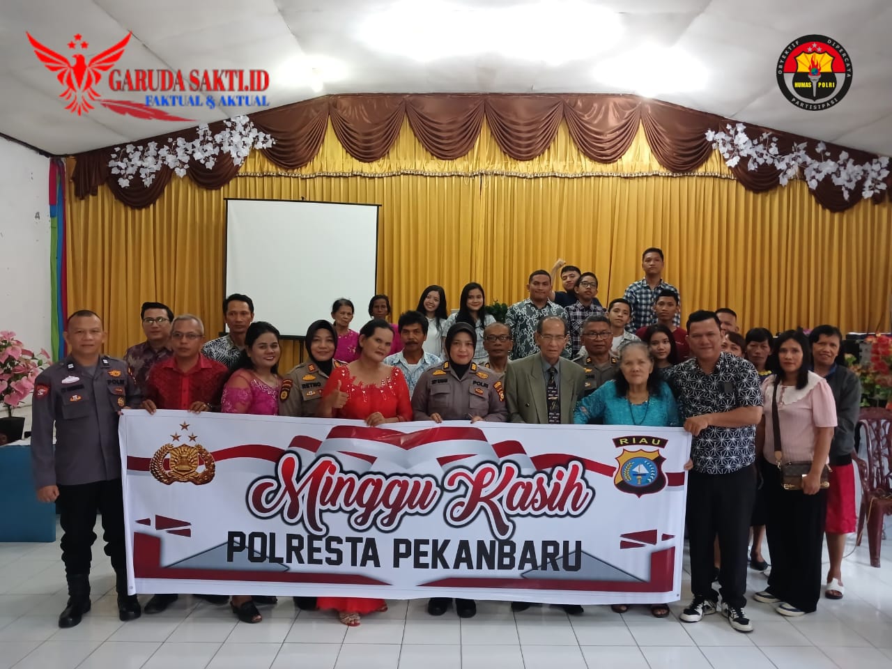 Tim Minggu Kasih Polresta Pekanbaru Bersama Polsek Senapelan Tampung dan Akan Menindak Lanjuti Keluhan Warga