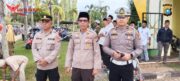 Polres Kuansing Lakukan Pengamanan Pelepasan Keberangkatan Calon Jemaah Haji Kabupaten Kuansing 2024