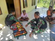 Satgas Yonif 122/Ts Rutin Keliling Berikan Pelayanan Kesehatan Kepada Masyarakat Perbatasan