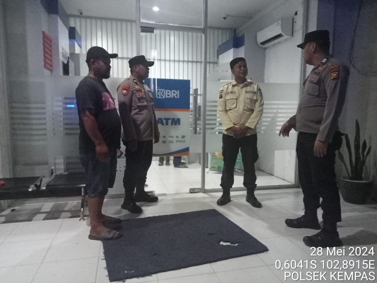 Polsek Kempas Tingkatkan Patroli, Agar Tercipta Situasi Kamtibmas yang Aman dan Kondusif