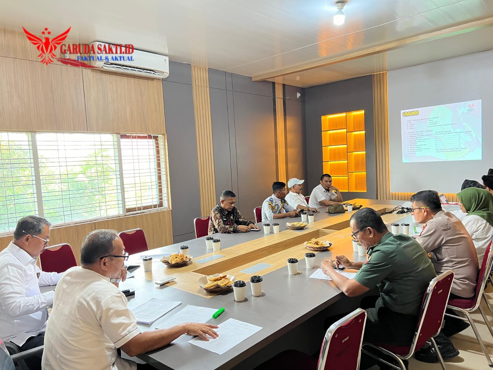 Polres Kampar Lakukan Rapat Persiapan Upacara Memperingati Hari Jadi Pancasila