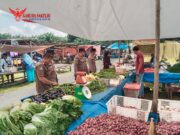 Polsek Kampar Kiri Hilir Monitoring Harga Bahan Pokok di Pasar