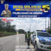 Sat Lantas Polres Kuansing Patroli Siang untuk Antisipasi Daerah Rawan Laka Lantas, Balap Liar, dan Kejahatan C3