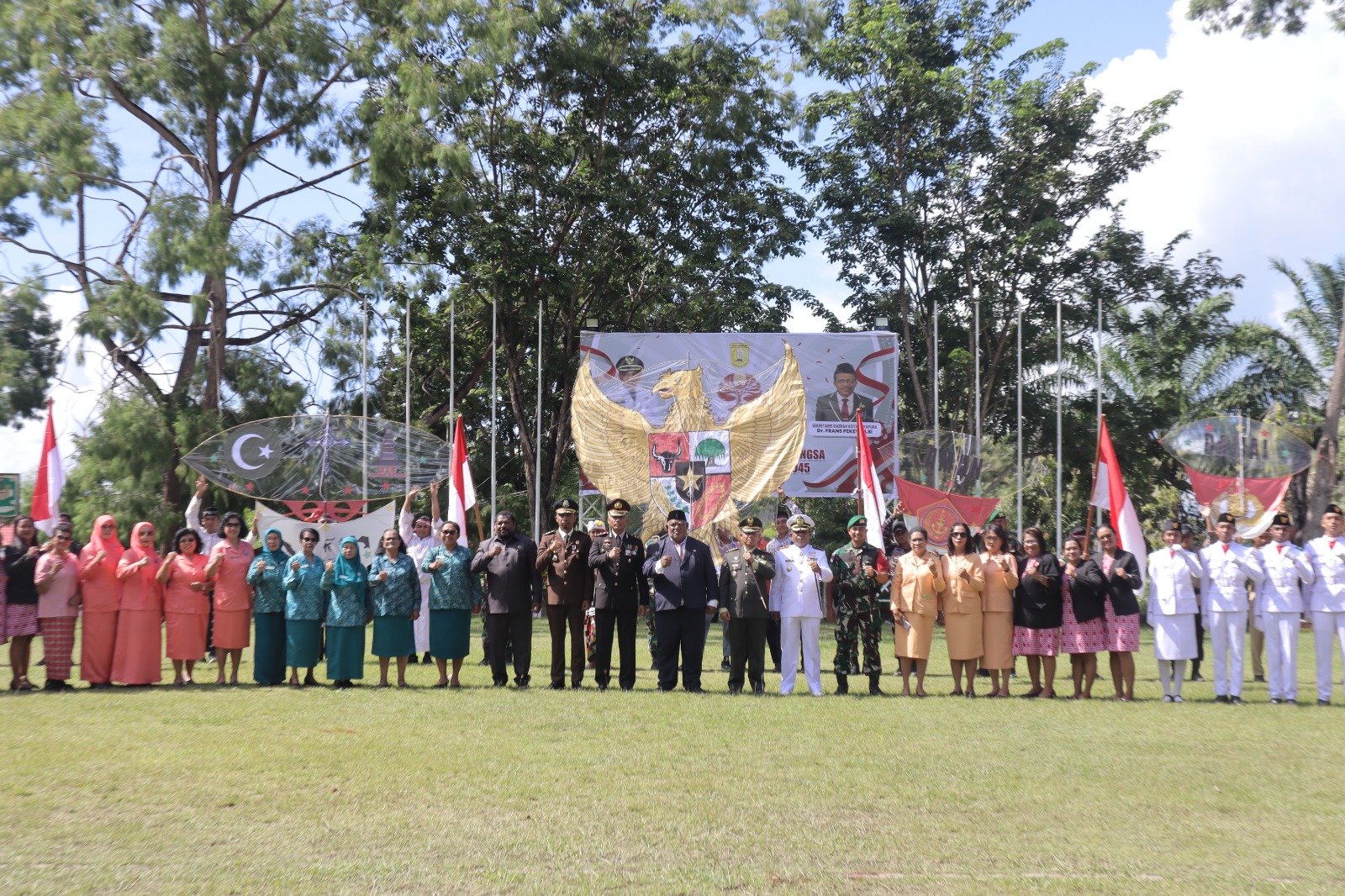 Satgas Yonif 122/TS Tampilkan Drama Kolosal Pada Peringatan Hari Lahir Pancasila di Papua