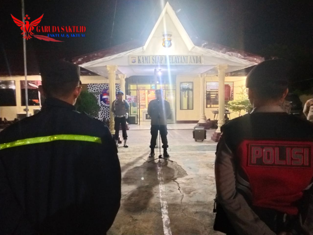 Polres Kuansing Gelar Kegiatan Rutin yang Ditingkatkan (KRYD) untuk Antisipasi Gangguan Kamtibmas