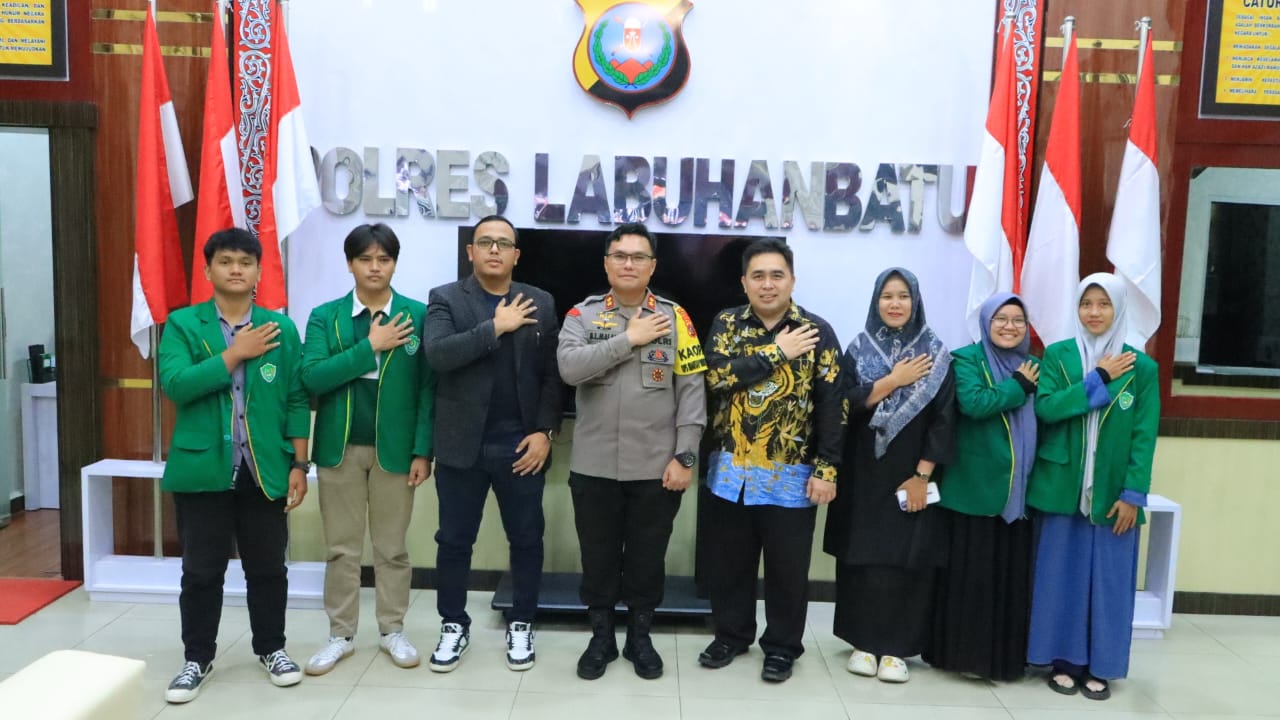 Kapolres Labuhanbatu Laksanakan Audensi Public Speaking dengan Rektor, Dosen, dan Mahasiswa UNIVA Labuhanbatu