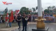 Gerlamata Lakukan Aksi Unjuk Rasa: Bupati Inhu Surati Menteri KLHK Terkait Persoalan PT. RPI