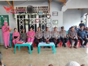 Gelar Jum’at Curhat, Polresta Pekanbaru Polsek Payung Sekaki dan Rumah JB Bagikan Bansos