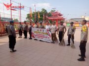 Sambut HUT Bhayangkara ke-78, Polsek Payung Sekaki Gelar Bakti Religi ke Vihara
