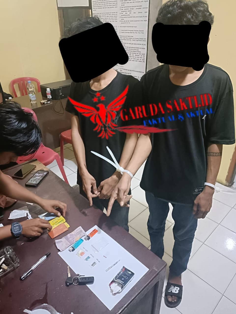 Polsek Kuantan Hilir Ungkap Tindak Pidana Narkotika Jenis Shabu di Kecamatan Kuantan Hilir