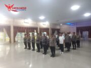Polres Kuansing Ikuti Vidcon Upacara Pemuliaan Nilai-Nilai Tribrata