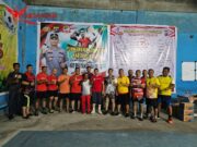 Polres Kuansing Menggelar Turnamen Badminton Kapolres Cup Dalam Rangka Hari Bhayangkara ke-78
