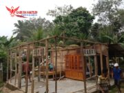 Kapolsek Kuantan Hilir Lakukan Pengecekan Rencana Pembangunan Bedah Rumah Dalam Rangka HUT Bhayangkara ke-78 Tahun 2024