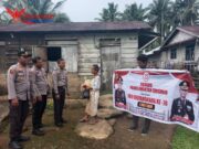 Polsek Kuantan Hilir Gelar Kegiatan Jumat Barokah, Berikan Bantuan Kepada Masyarakat Kurang Mampu
