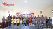 Polres Kuansing Gelar Turnamen Tenis Meja Memeriahkan HUT Bhayangkara ke-78