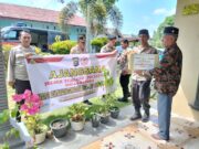 Sambut Hari Bhayangkara Ke-78, Polsek Tualang Anjangsana ke Purnawirawan Polri