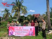 Wakapolres Kuansing Hadiri Bakti Sosial Ketahanan Pangan Dalam Rangka HUT Bhayangkara ke-78