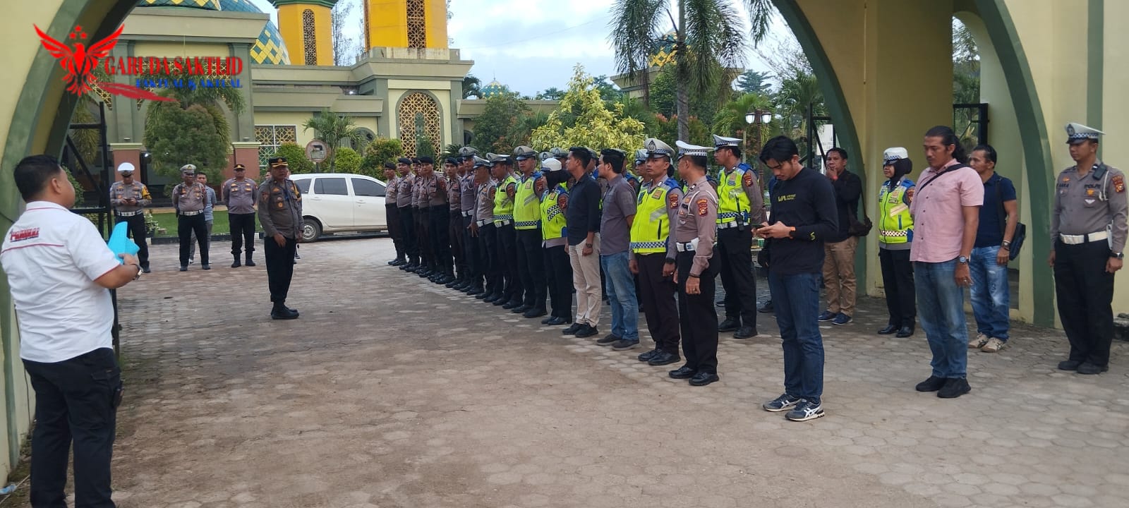 Polres Kuansing Gelar Apel Pengamanan Wisuda Santri/Santriwati Se-Kabupaten Kuansing Tahun 2024