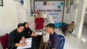 Optimalkan Pelayanan Kesehatan, Rutan Kelas I Pekanbaru Kontrol Kesehatan Pada Setiap Blok Hunian