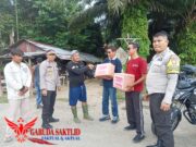 Kapolsek Kuantan Tengah Gelar Bansos untuk Masyarakat Kurang Mampu Dalam Rangka HUT Bhayangkara ke-78