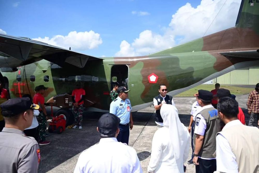 Kemen LHK dan TNI AU Rsn Laksanakan OMC di Wilayah Riau