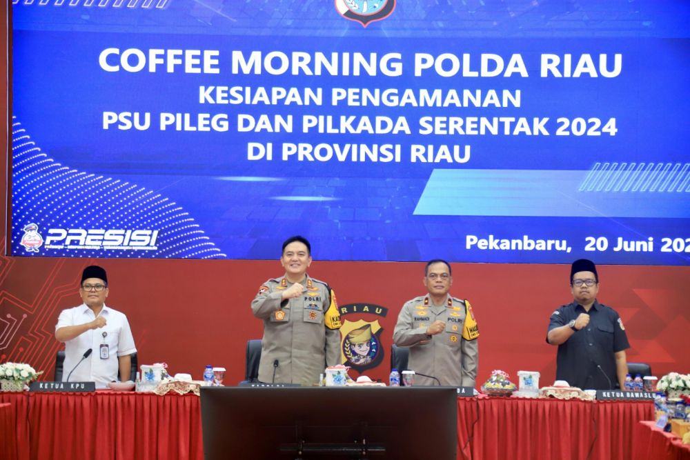 Polda Riau Siap Amankan PSU Pileg dan Pilkada 2024 Provinsi Riau