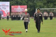 Kapolres Kuansing Pimpin Upacara Hari Bhayangkara Ke-78 di Lapangan Limuno